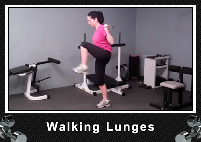 Elite Defense Systems  - Walking Lunges with Sprinters Leg